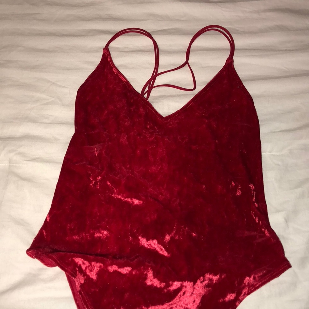 Velvet bodysuit